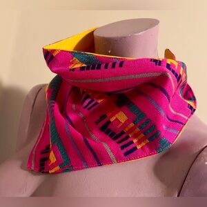 Vibrant Pink Patterned Bandana